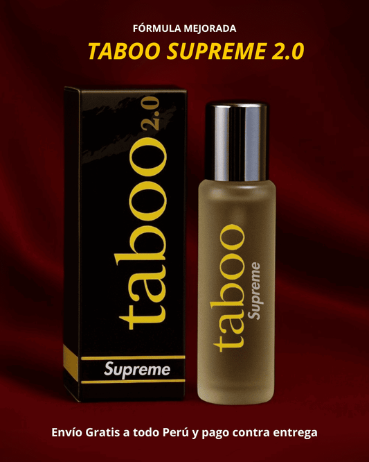 Taboo Supreme 2.0 con feromonas PheroXtreme: Formula Mejorada + Regalo Gratis